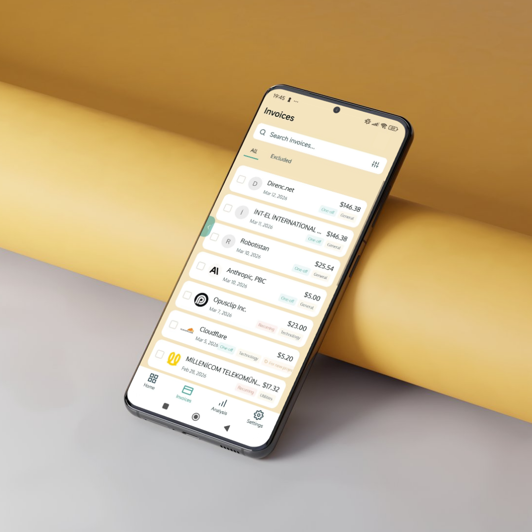 Invoice List on Android