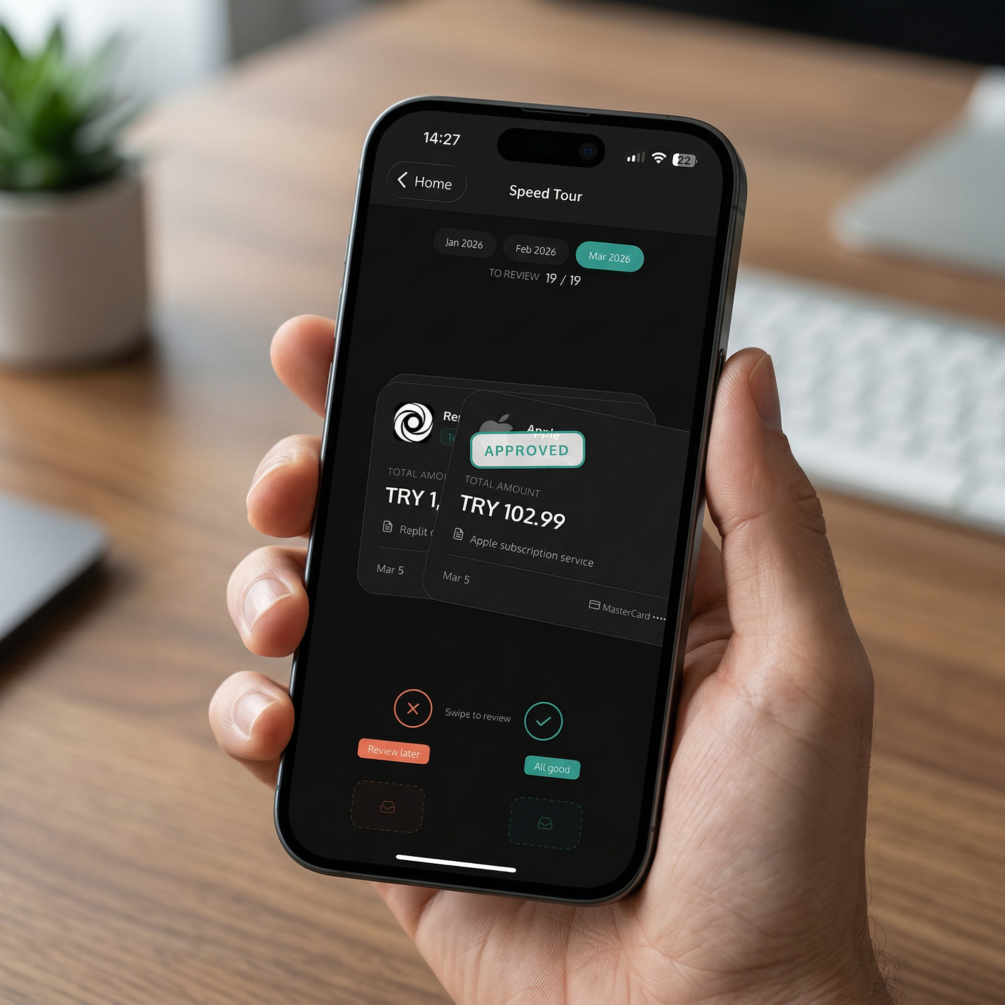 Speed Tour on iPhone